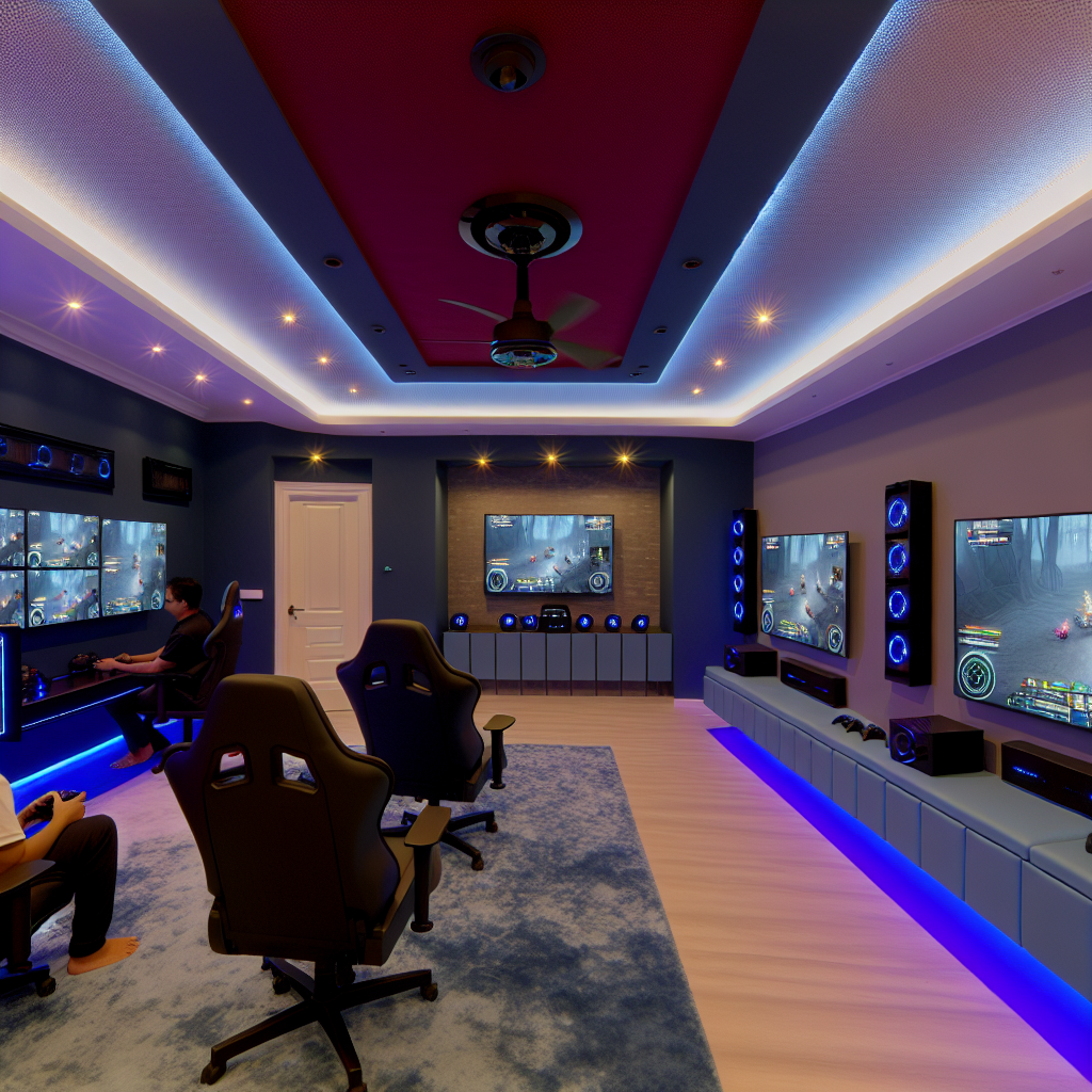 Custom Gaming Rooms: The New Must-Have in Luxury Family Homes