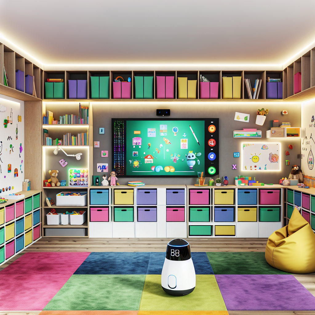 Custom Playroom Design with Smart Technology