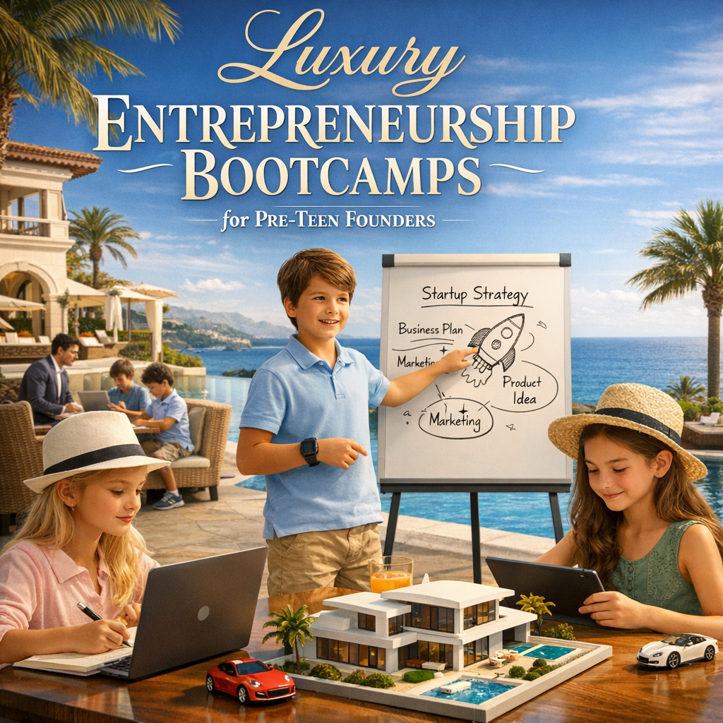Luxury Entrepreneurship Bootcamps for Pre-Teen Founders
