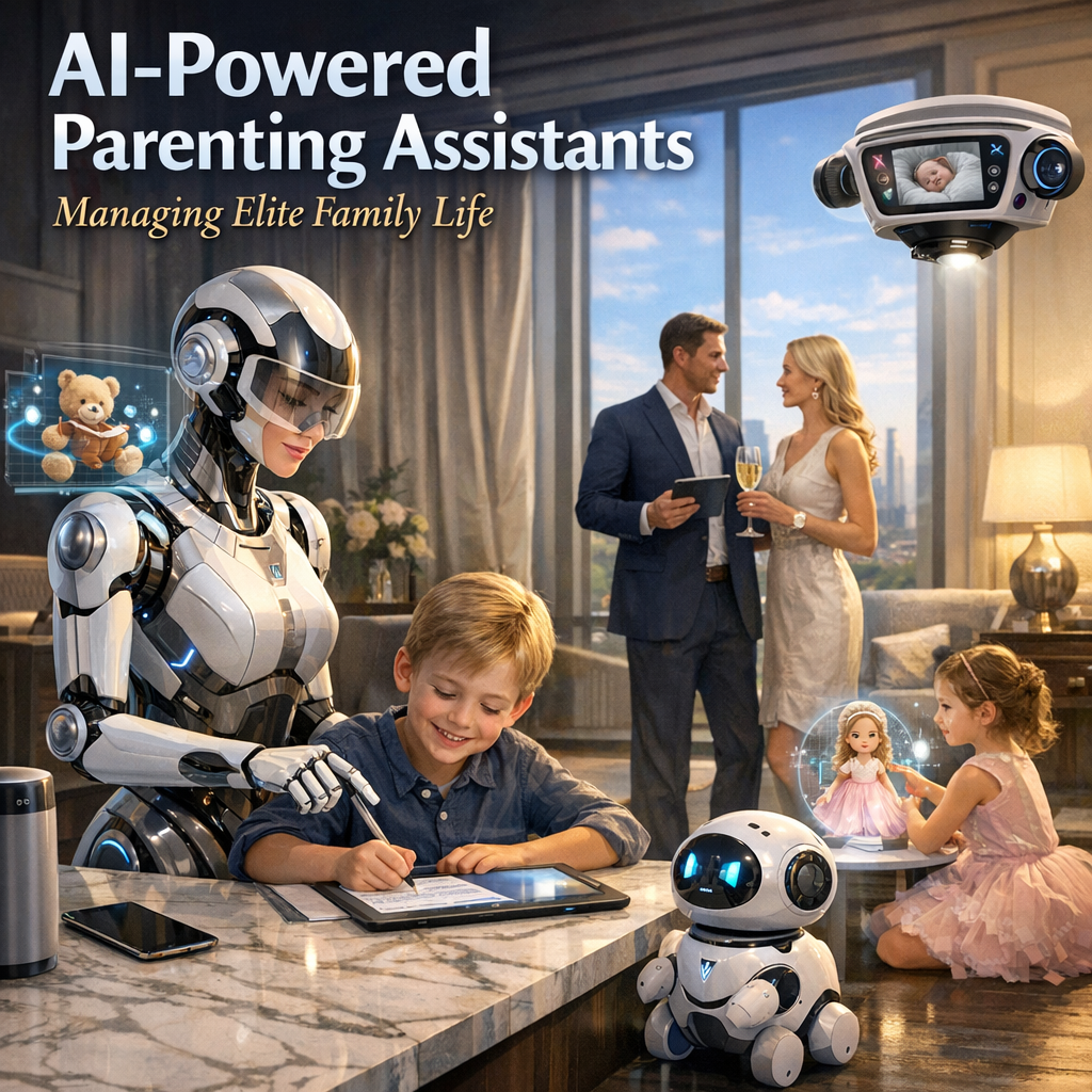 AI-Powered Parenting Assistants Managing Elite Family Life