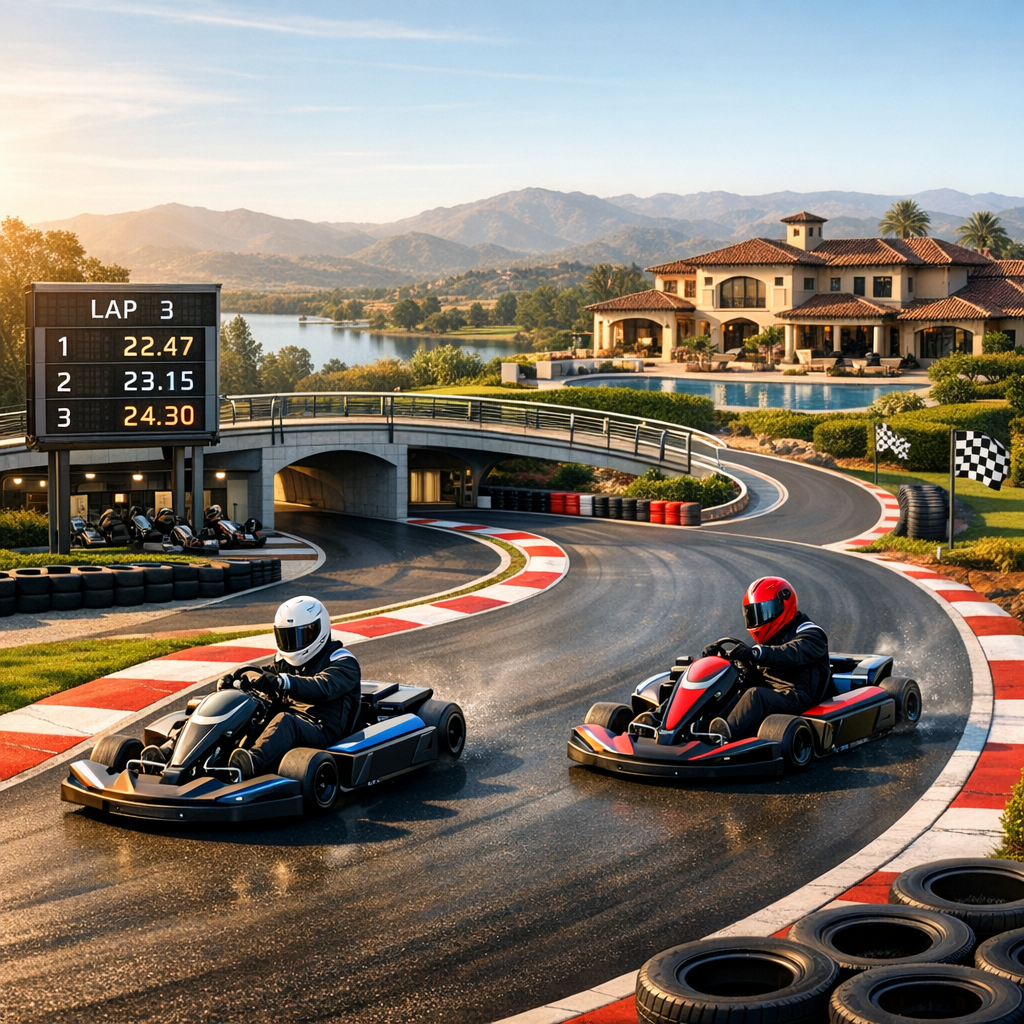 Custom-built Electric Go-Kart Tracks for Private Estates