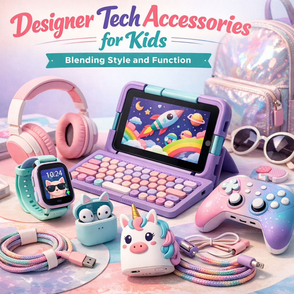 Designer Tech Accessories for Kids Blending Style and Function