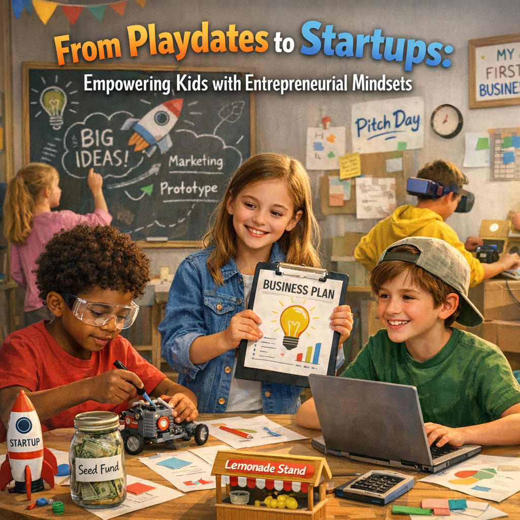 From Playdates to Startups Empowering Kids with Entrepreneurial Mindsets