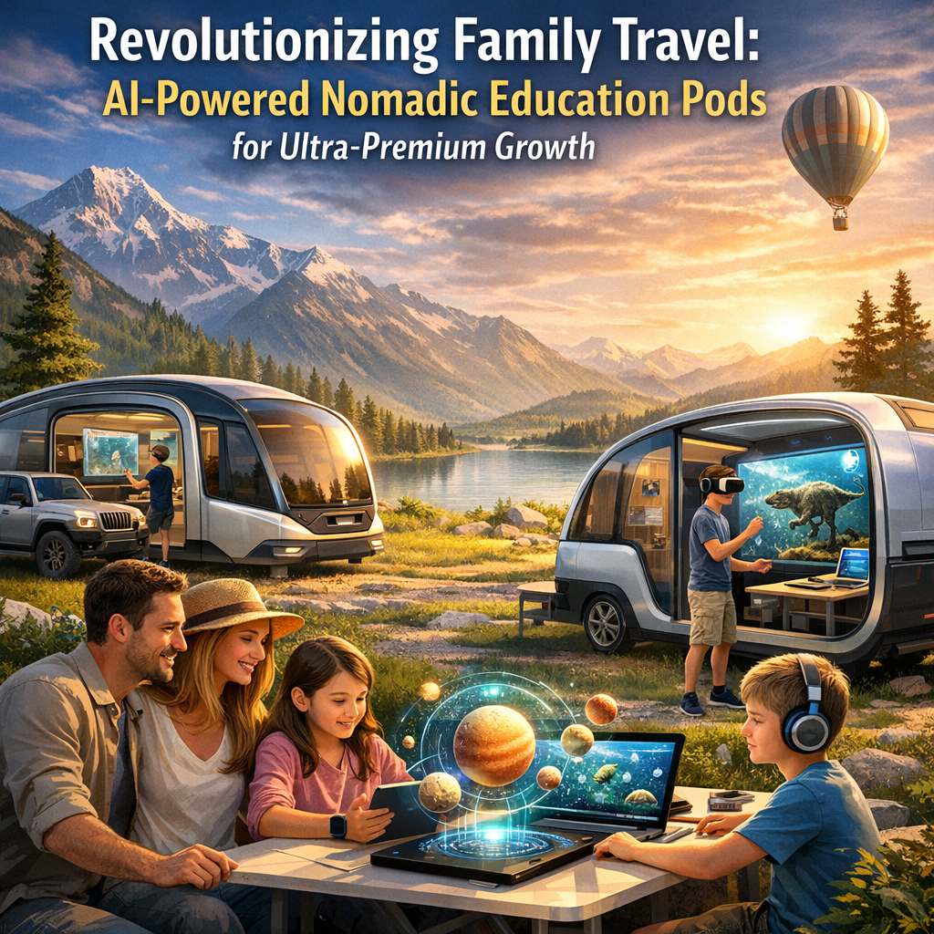 Revolutionizing Family Travel: AI-Powered Nomadic Education Pods for Ultra-Premium Growth