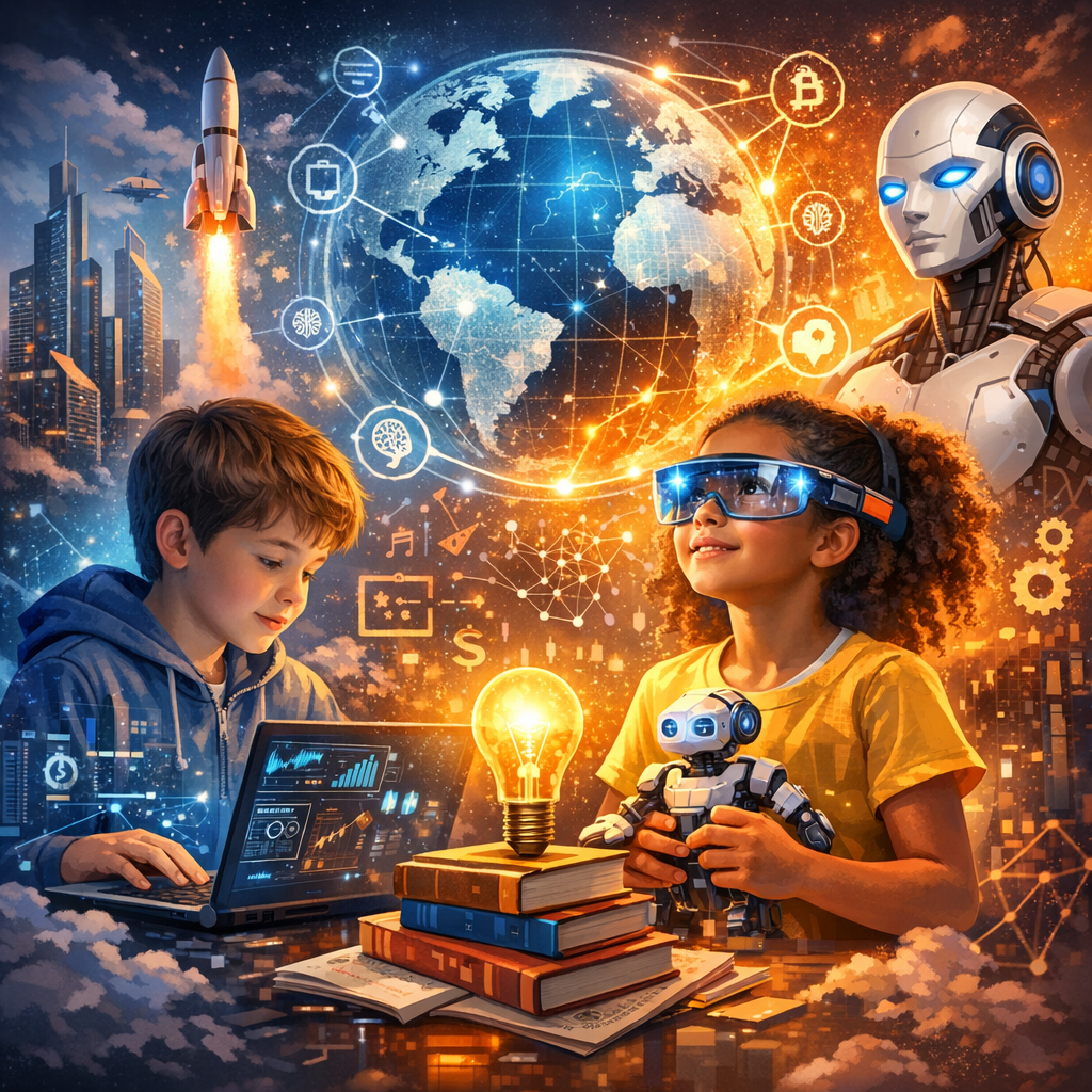 Raising Billionaire Thinkers: Shaping Kids’ Mindsets for AI-Dominated Futures