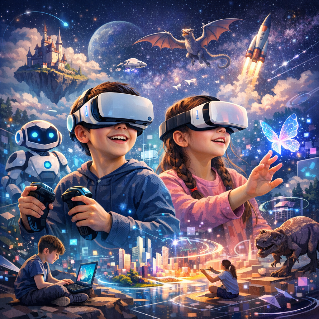 Redefining Play: The Role of AI-Driven Virtual Worlds in Child Development and Creativity