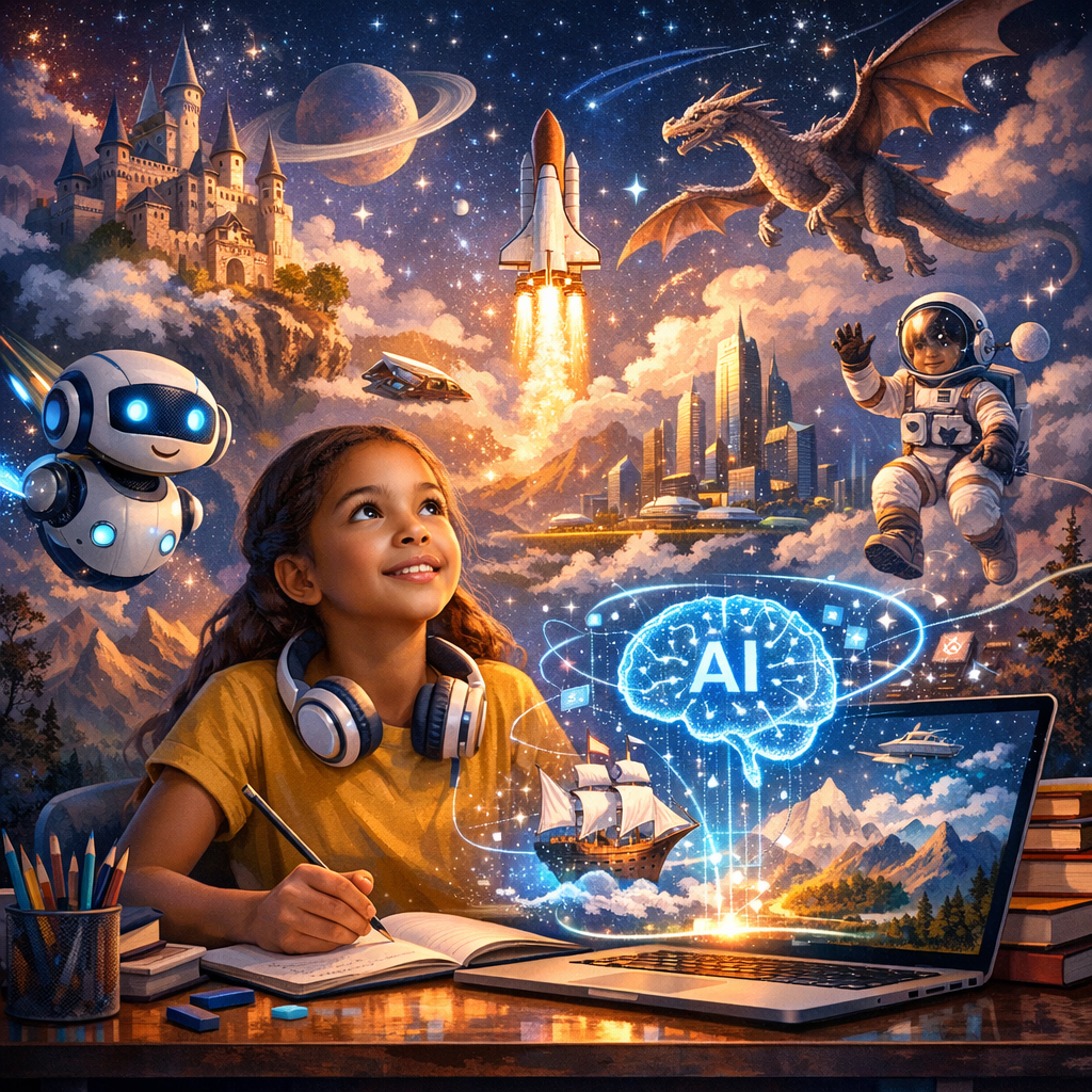 Is Your Child’s Imagination Future-Ready? Harnessing AI to Expand Creative Horizons