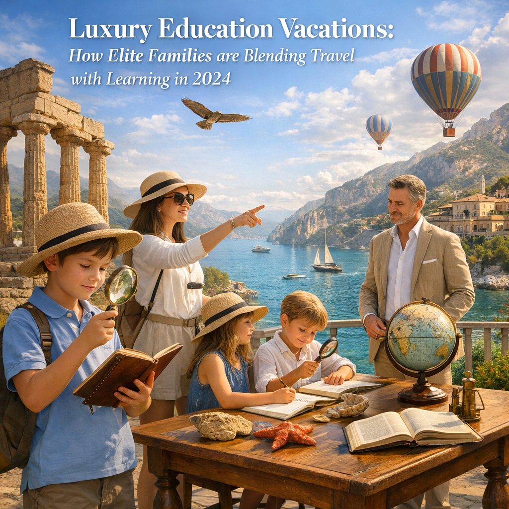Luxury Education Vacations: How Elite Families are Blending Travel with Learning in 2024