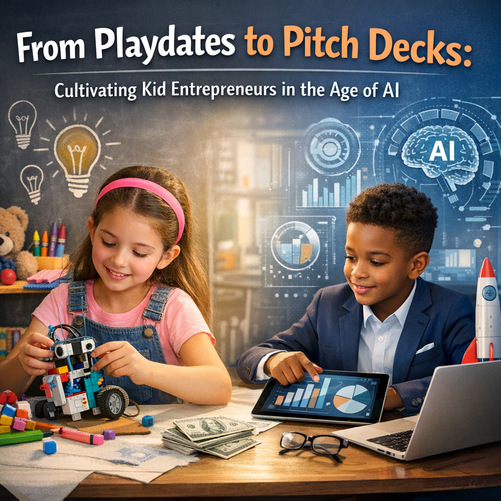 From Playdates to Pitch Decks: Cultivating Kid Entrepreneurs in the Age of AI