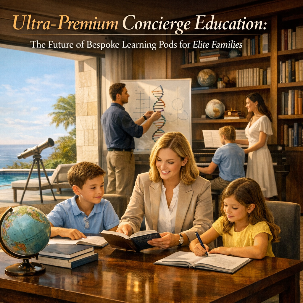 Ultra-Premium Concierge Education: The Future of Bespoke Learning Pods for Elite Families